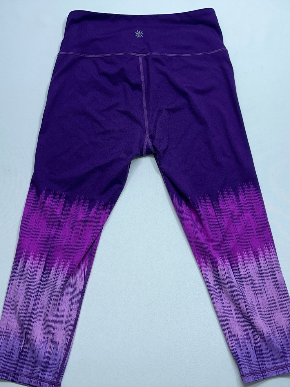 ATHLETA Cropped Leggings Womens Size Small Purple 20” Inseam
